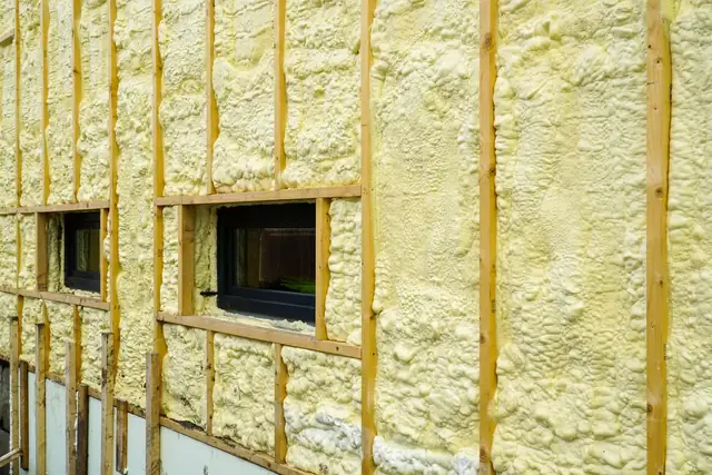 Les mêmes combles après isolation